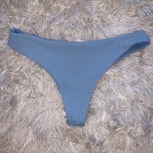 SHEIN, Pastel Blue, Size M, Bathing Suit Bottom